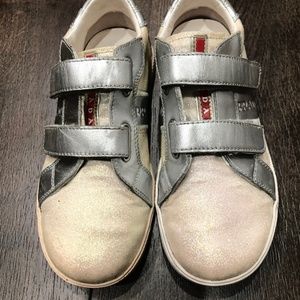 Kid's Prada Glitter Sneakers